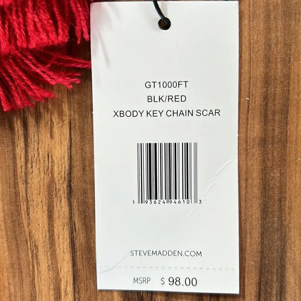 NEW Steve Madden Red Scarf